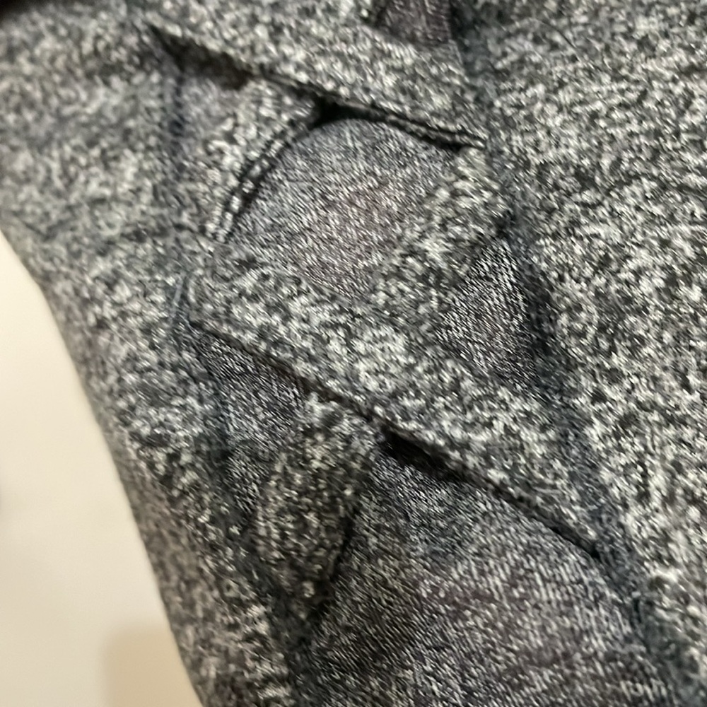Size 3x Shosho leggings with decorative accents on side of legs. Gray. - Picture 3 of 7
